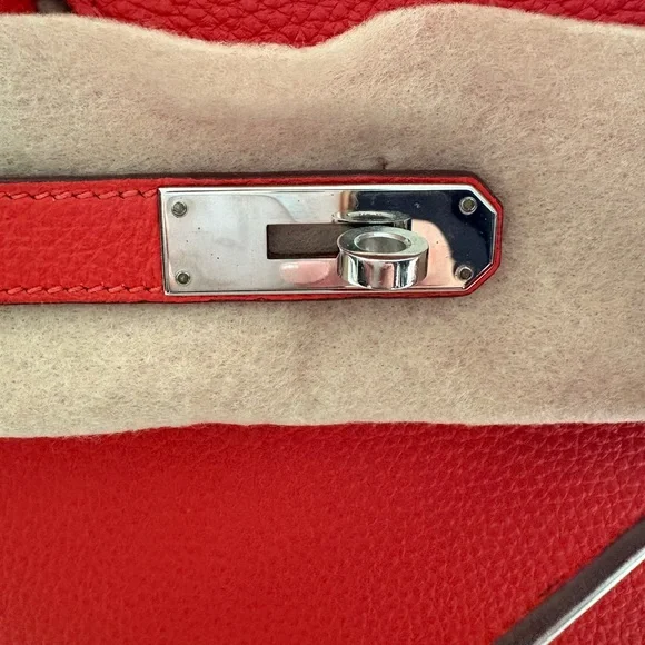 ❌SOLD❌ Hermes Birkin 35 Rouge Capuccine Togo SHW P◾️ - Picture 11 of 16